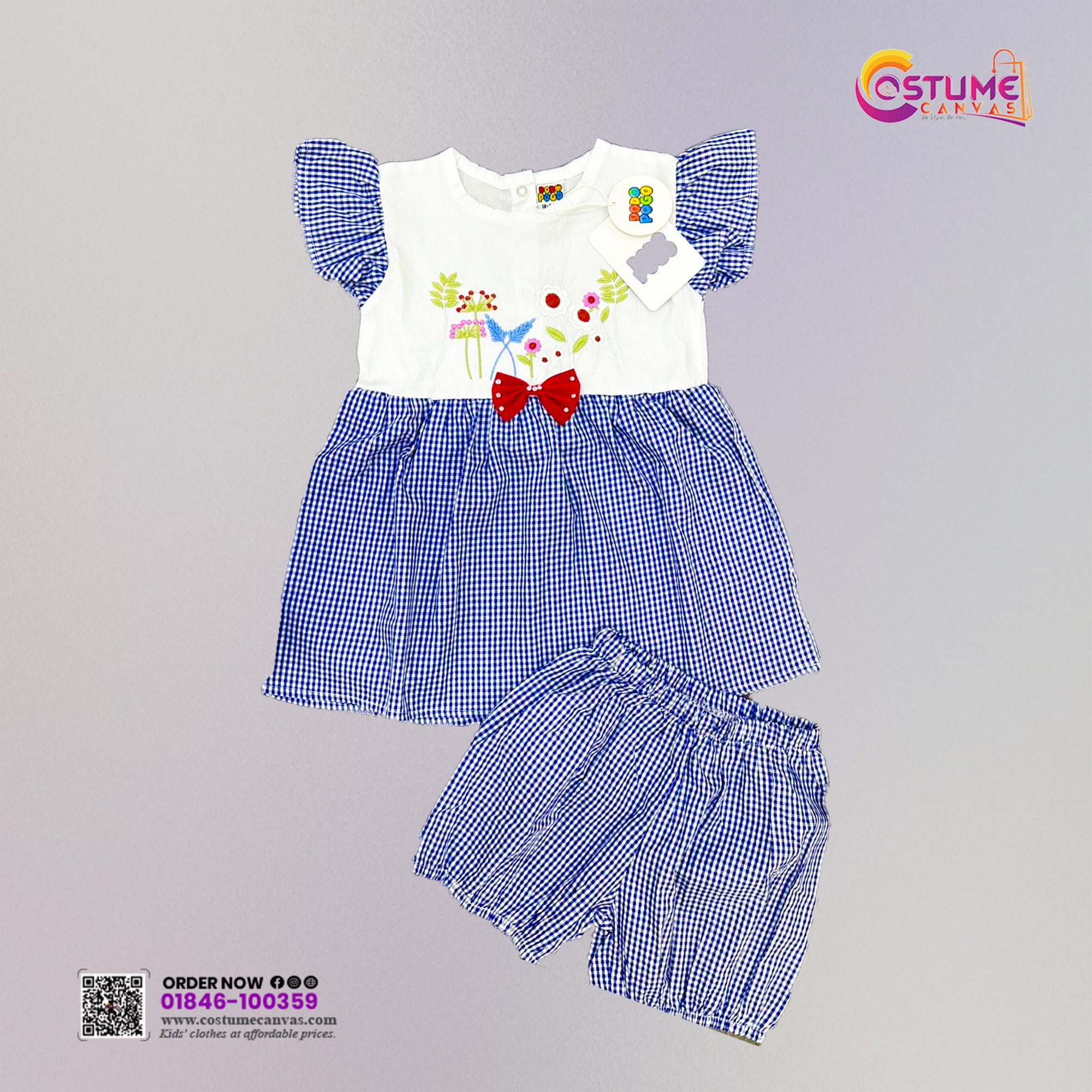 Stylish Baby Frock Set – Comfortable & Cute