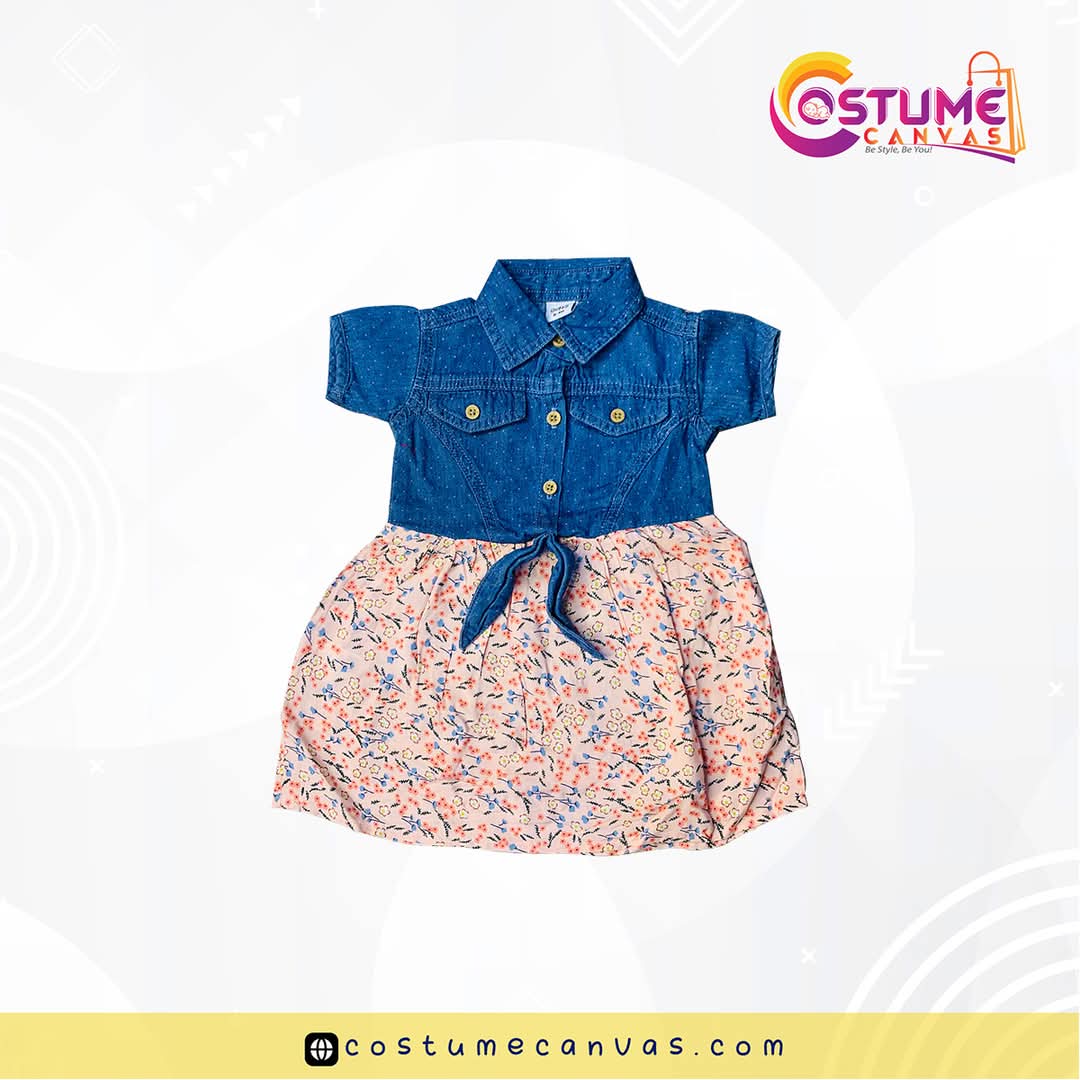 Denim Linen Frock