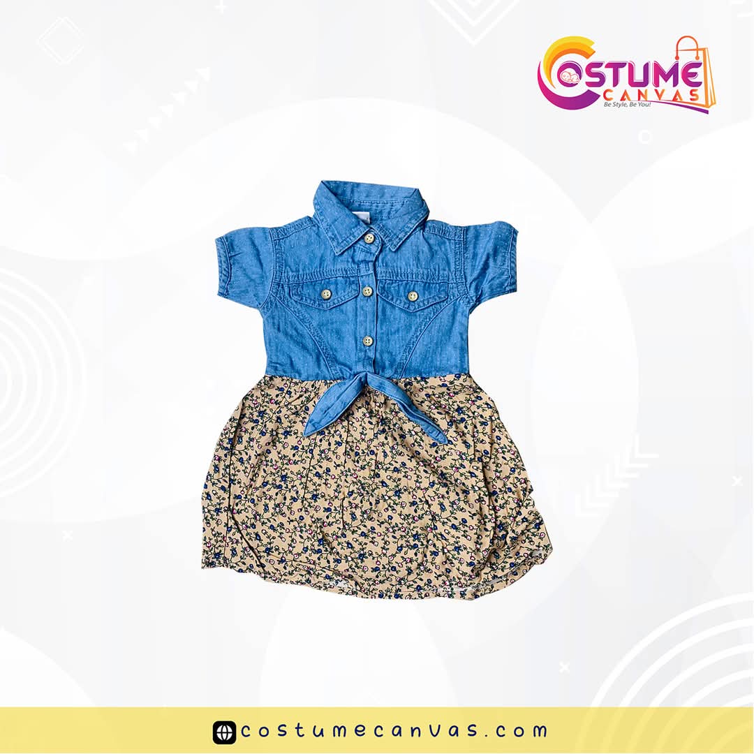 Denim Linen Frock